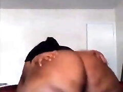 Ebony BBW Fucking Her Brains Out With A Horny Dude