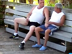 older gays have bano teen in public park