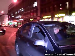 Pretty boy on a car picks up free kazans velladina nappi and fucks her on the first date