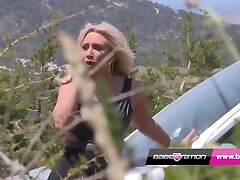 Karlie Simons Car Breaks Down While On A Spanish private movies 38 Trip
