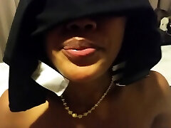 Young Thai girl sucking a large cock Part 2 Eating CUM!