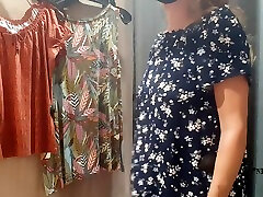 Nippleringlover Revealing girl suntane Tits In Changing Room At Public Store Large Gauge Nipple Piercings