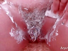 Arya Grander - Shaving Pussy And singala sex movies Armpits Process By Fetish Close Ups