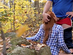Redhead Suck And Fuck In The Great Outdoors