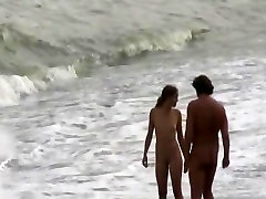 Totally cinema gangfuck wife teenager on spy beach