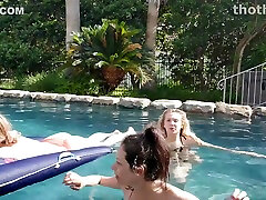 Twitch Thot Pinksparklez Micro Bikini Flashing Ass Pool Video