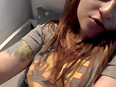 Sweet Asian Redhead In Dreadlocks Masturbates Her Pussy
