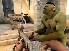 3d adolescentes vs monstruos con pollas gigantes!