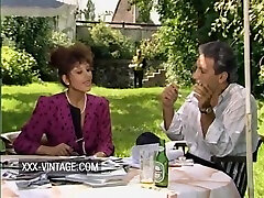vintage photoshoot kończy w górę w gorące seks