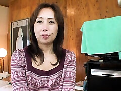 Amateur Japan GILF Strips And Takes POV Creampie