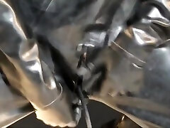 Latex Catsuit With Gag