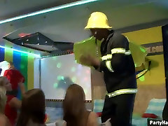 Fireman storry movies dances while..