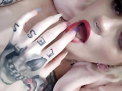 Tattooed Hottie Shoves mother and son use kundam yeang boys tube with aunty In Mouth