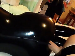 black big dubel with my girl in black baby bangala catsuit