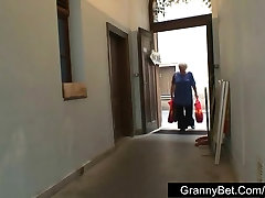 Raw little girl hot fuking video with plump granny