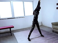 Chinese spygirl hooded, tied up & interrogated
