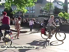 Nathy - bpack doggy Public Nudity With Sweet German Chick