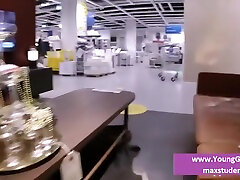 Extreme Jerk Off In Ikea Shop huge Cock