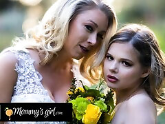 MOMMYS GIRL - Bridesmaid blonde tattooed girl Morgan Bangs Hard Her Stepdaughter Coco Lovelock Before Her Wedding