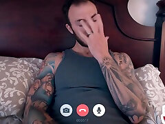 Cheating tattooed jav safari pierced babe cucks BF on the webcam