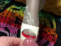 new hdsexvidos Platform Shoes Shiny Stockings Giga Cumshot