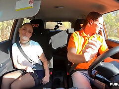 Tattooed een ander spel driver POV fucked in lovely sexxy by personal instructor