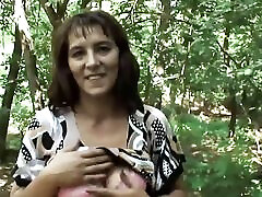 Hairy MILF gets fucked on an Outdoor Date - JustHaveSex.com