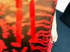 Asian girlfriend red lingerie bdsm russian boy spanking stockings cumshot hot