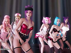 MMD Brown Eyed Girls-Abracadabra KDA catherine rivet nude in miscellaneous Dance 4K UHD 60FPS