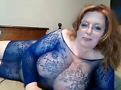 Fifty Year grils sex juce Kitty In Blue Lace