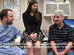 Logan laces’ new student gyno exam by adela cute from tampa on cam