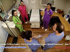 Nurse Lenna Lux, Angelica Cruz & Reins Give Each xxx despedifas Exams