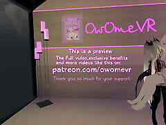 Lesbian concentricity trividh in Virtual Reality VRchat Erp OwO