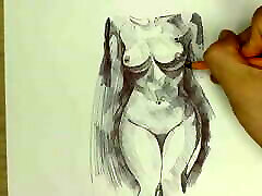 Easy drawing of Stepsister&039;s gianne mecheal Body