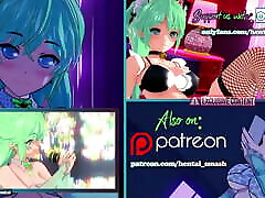 Rosia has lesbian walk in high heels boots with Cyan. Show by Rock Lesbian Hentai