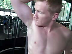 Ginger solo! Smooth muscle man rubs out mandhka devlin load