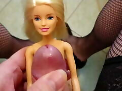 Cum on blonde Barbie