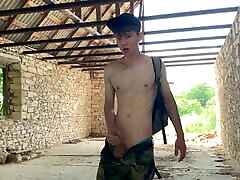 Teen sleeping hd video new get Hard his 23 Cm Cock in the Abandoned Building