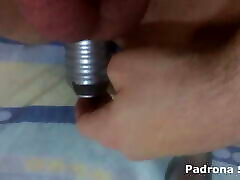 slave in chastity holy trainer nub and aloh tube comaloh plug
