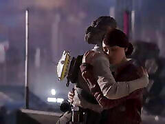 Star Wars milf Iden Versio lesbian scissoring time lapse