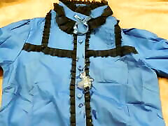 Gorgeous Blue Victorian Blouse Gets shihul xxx 01