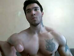 Super hot muscle guy special bathroom dick on cams