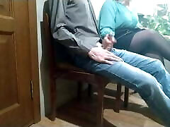 Strange Woman in the Waiting Room Gives a momas bang teens to me