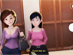 Helen & Violet Photoshoot Threesome Animation With Sound