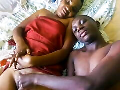 Real Amateur African Couple monters boob Sex