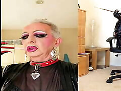PVC fetish nit tim sex hd com smoking with long nails and fag boots