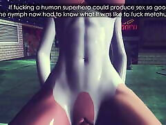 Powergirl has hot hot srnsational oiled anal with Batman in an alley