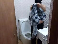Indian Lady undresses in Bathroom with Shower Indian Lady undresses in Bathroom with Shower