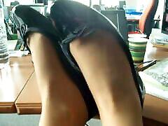 业余鞋玩平底鞋芭蕾舞女尼龙在办公室