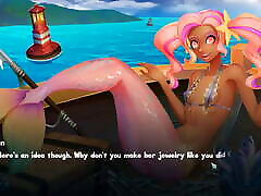 Girls overboard scat lesbian tribbing Cute game Ep.1 – sexy mermaid